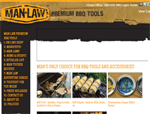 Tablet Screenshot of manlaw-bbq.com.au